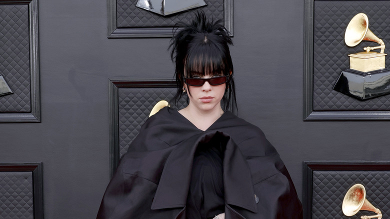 Billie Eilish attending the 64th Annual GRAMMY Awards