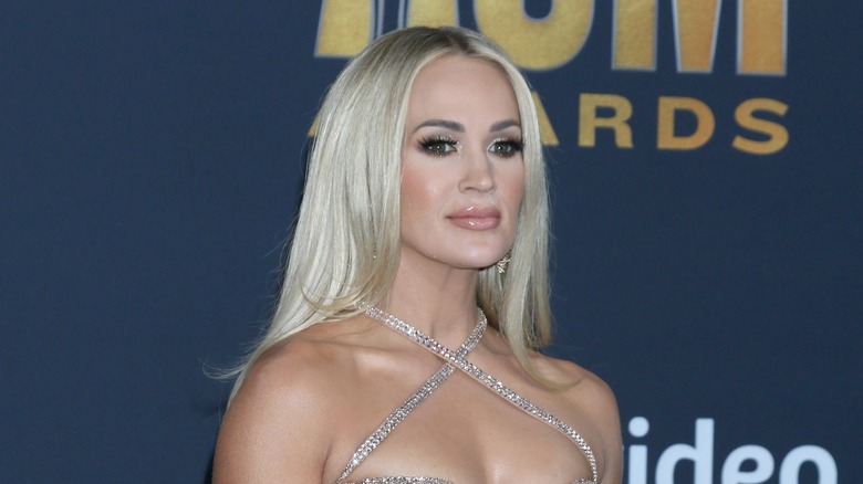 arrie Underwood attending the 2022 Academy of Country Music Awards