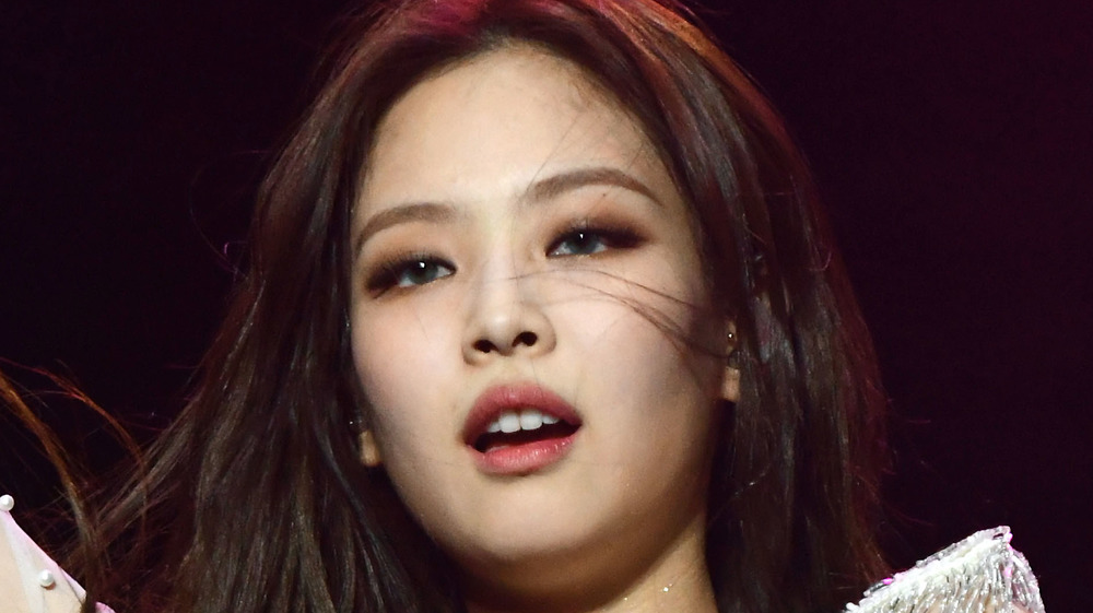 Blackpink's Jennie Kim performs on stage