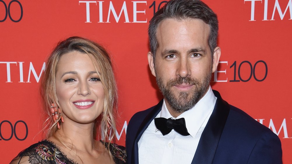 Actors Blake Lively (L) and Ryan Reynolds attend the 2017 Time 100 Gala