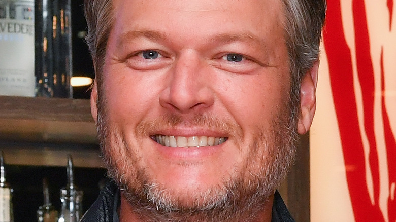 Blake Shelton smiling