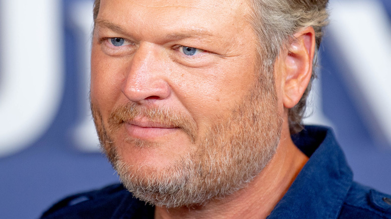 Blake Shelton smiling