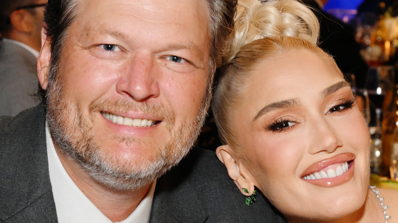 Blake Shelton and Gwen Stefani attend the 48th AFI Life Achievement Award Gala Tribute