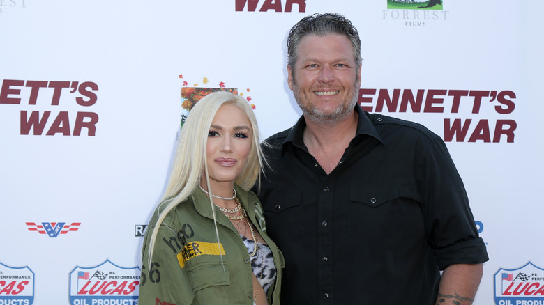 Gwen Stefani and Blake Shelton at the 'Bennett's War' premiere 2019