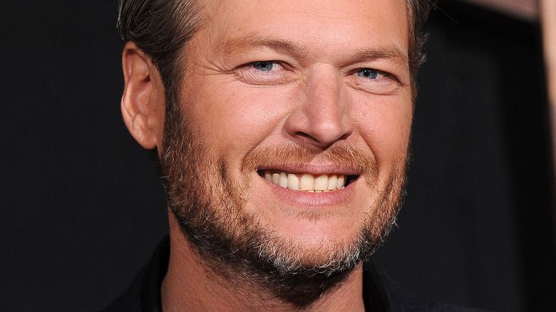 Blake Shelton smiling