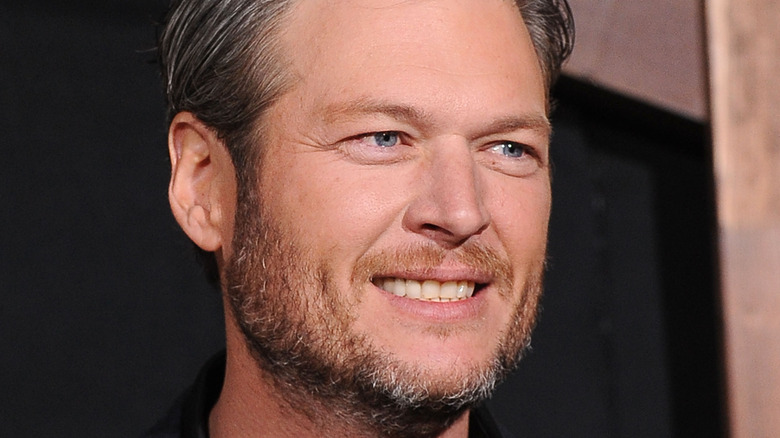 Blake Shelton smiling