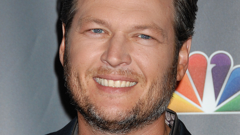 Blake Shelton smiling