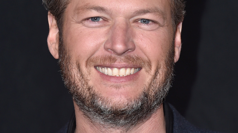 Blake Shelton smiling