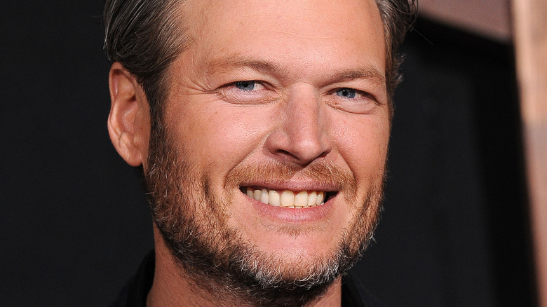 Blake Shelton smiling