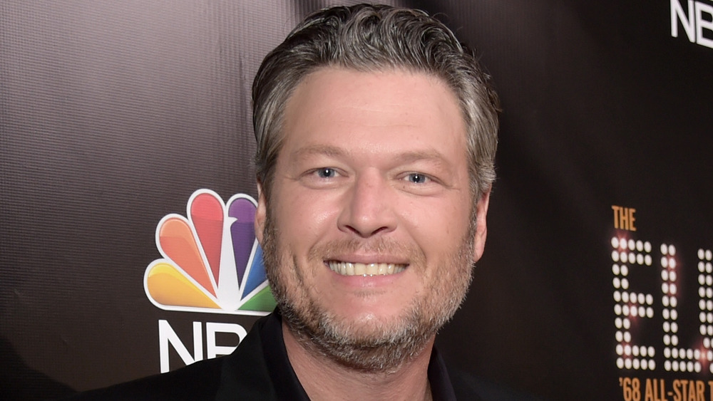 Blake Shelton smiling