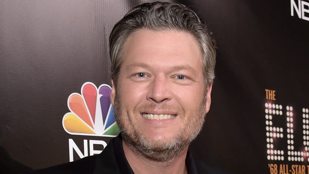 Blake Shelton smiling