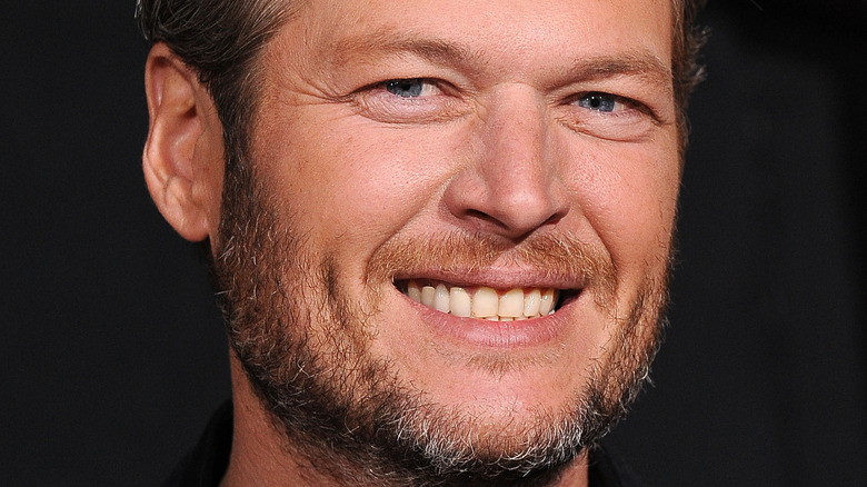 Blake Shelton smiling