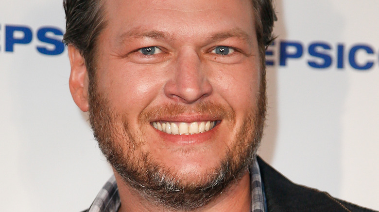 Blake Shelton smiling