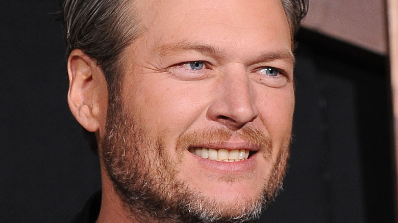 Blake Shelton smiling