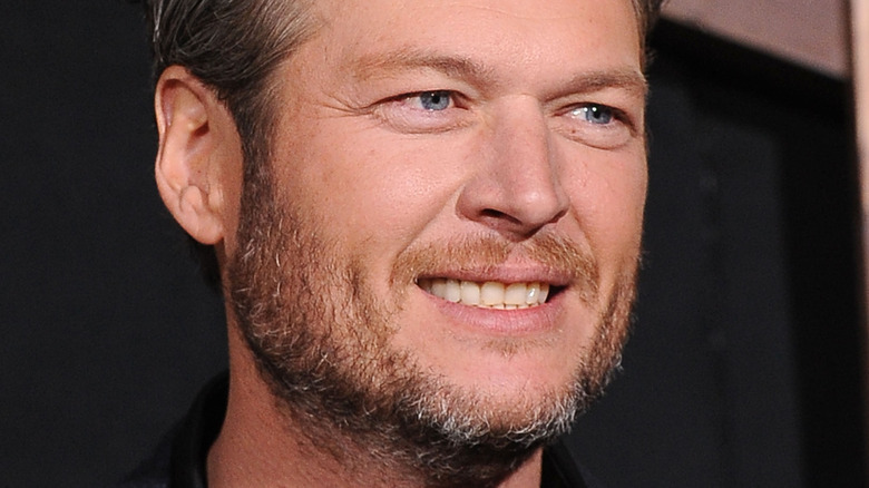 Blake Shelton smiling