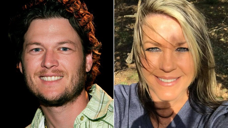 Blake Shelton, Kaynette Williams smiling