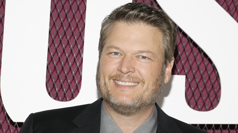 Blake Shelton smiling