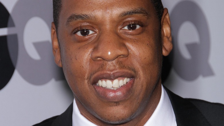 Jay-Z smiling