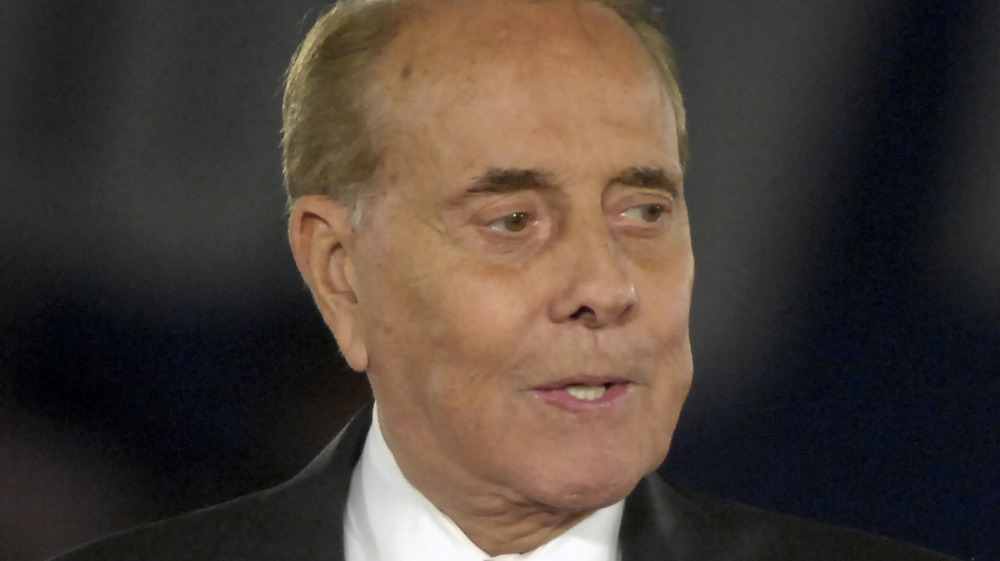 Bob Dole speaks at an event