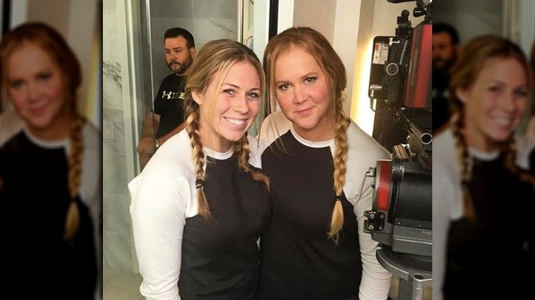 Meredith Richardson and Amy Schumer 