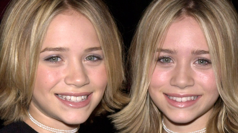 Mary-Kate and Ashley smile
