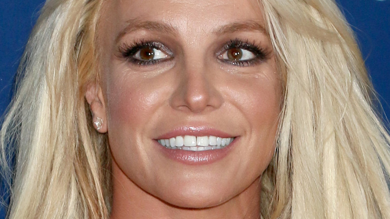 Britney Spears smiling 