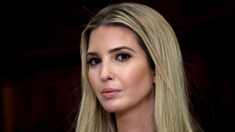Ivanka Trump looking serious