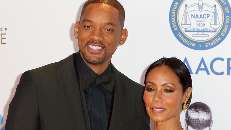 Will Smith on the red carpet with Jada Pinkett Smith