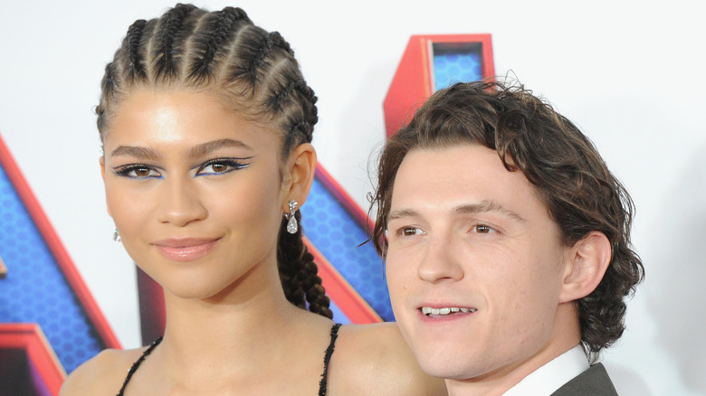 Zendaya and Tom Holland on the red carpet