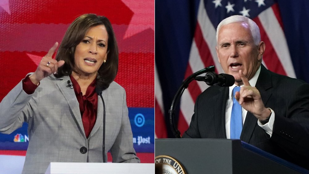 Kamala Harris and Mike Pence