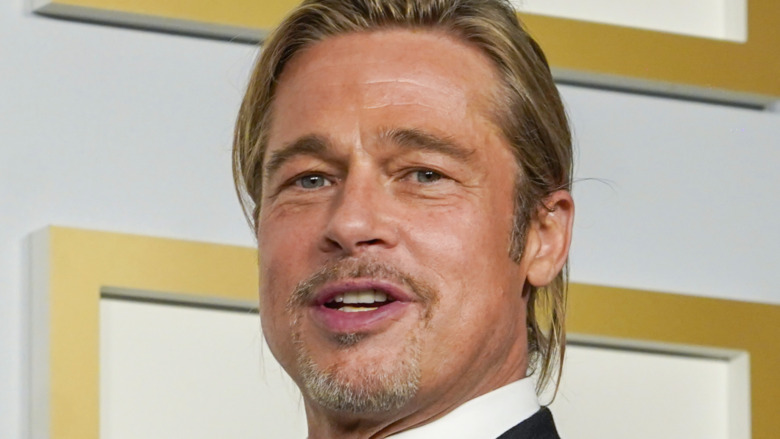 Brad Pitt at the 2021 Oscars