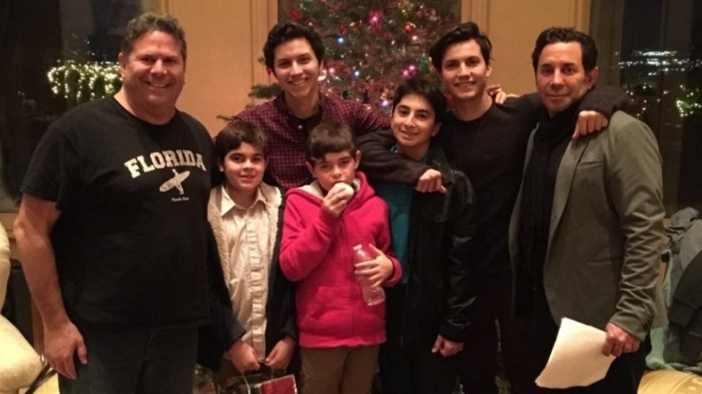 The Nassif family poses together