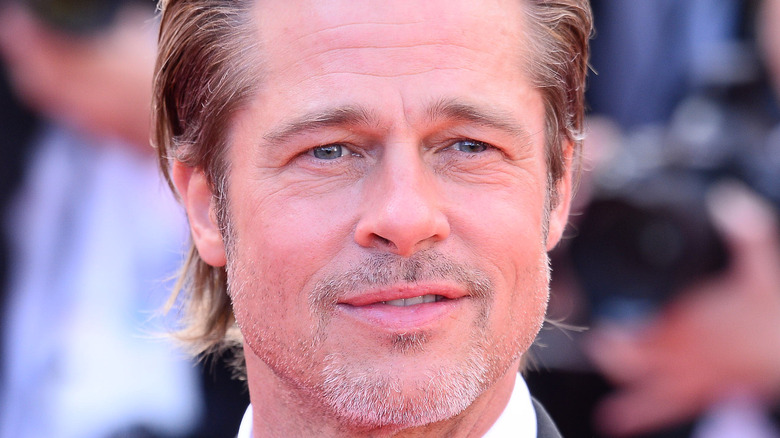 Brad Pitt smiling