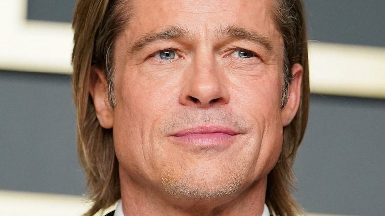 Brad Pitt smiling