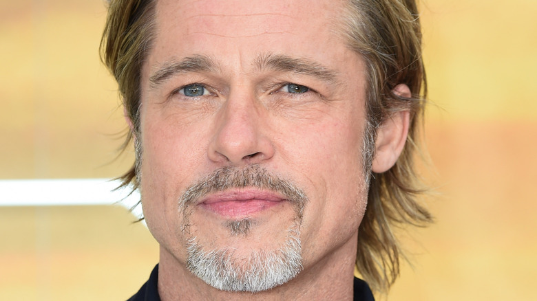 Brad Pitt with facial hair