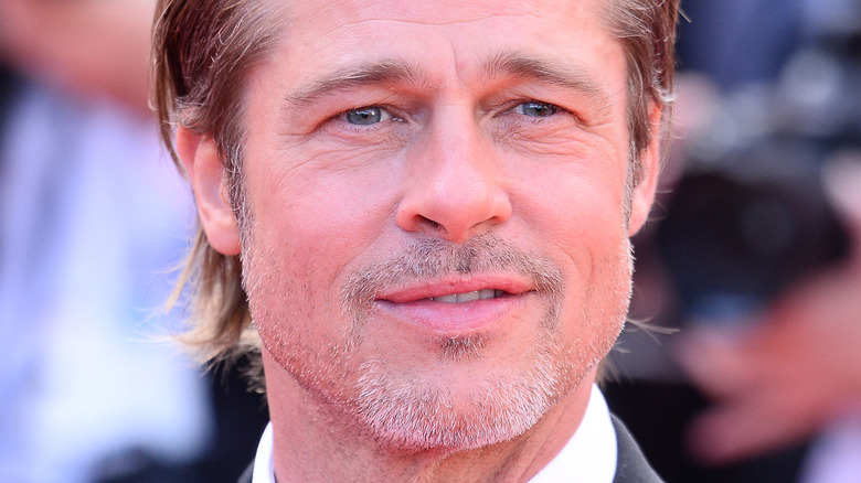 Brad Pitt smiling