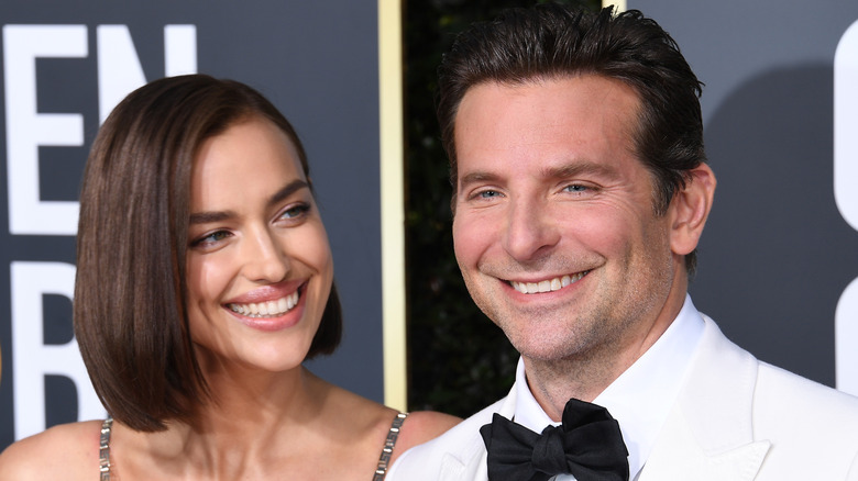 Bradley Cooper and Irina Shayk pose together