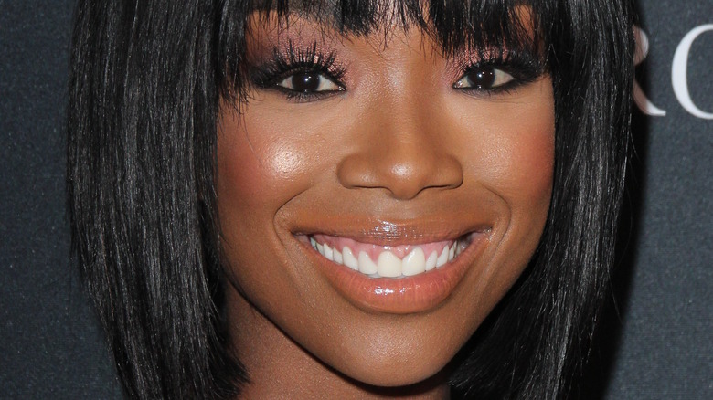 Brandy Norwood smiling