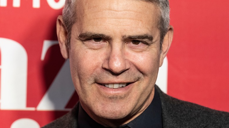 Andy Cohen gray hair on red carpet