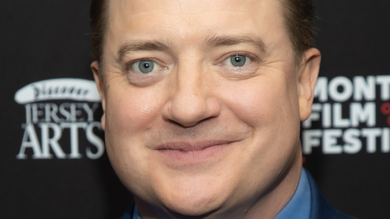 Brendan Fraser smiling