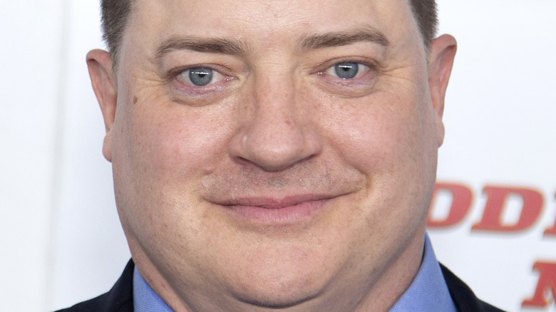 Brendan Fraser subtle smile