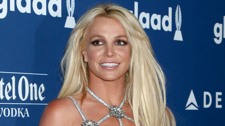 Britney Spears on a red carpet