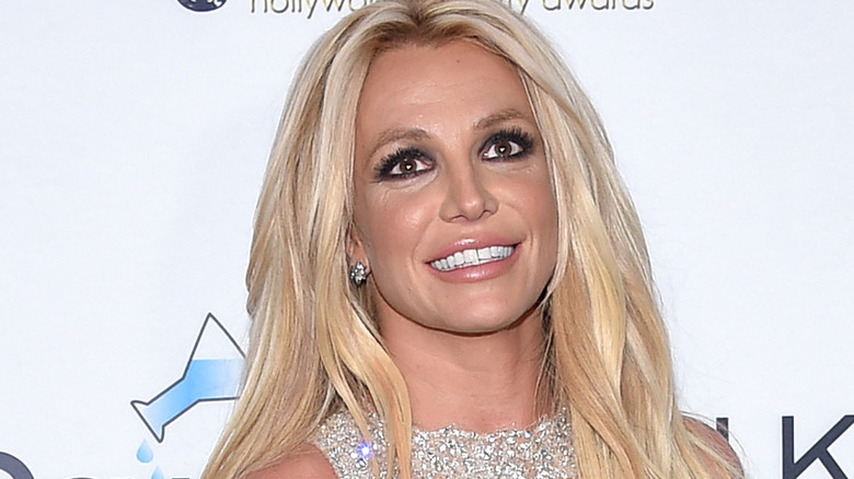Britney Spears smiling