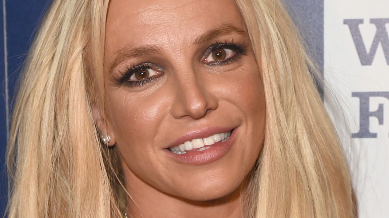 Britney Spears smiling 