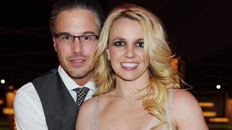 Jason Trawick and Britney Spears smiling