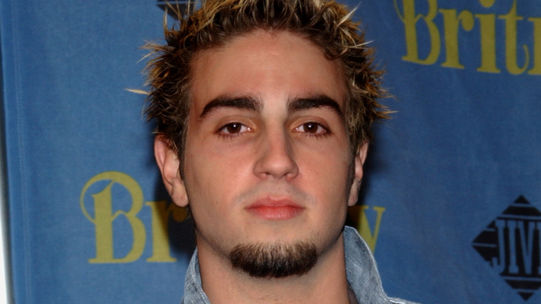Wade Robson making a serious face