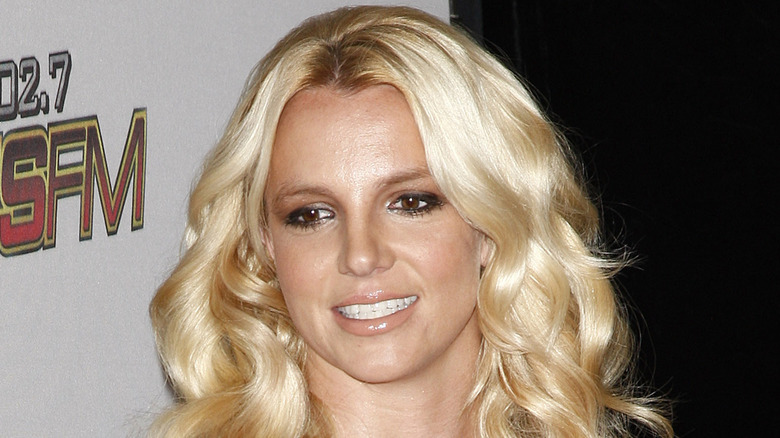 Britney Spears smiling