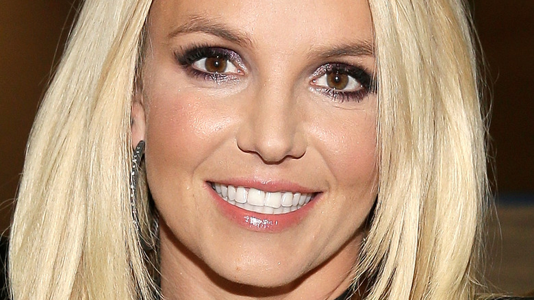 Britney Spears hoop earrings
