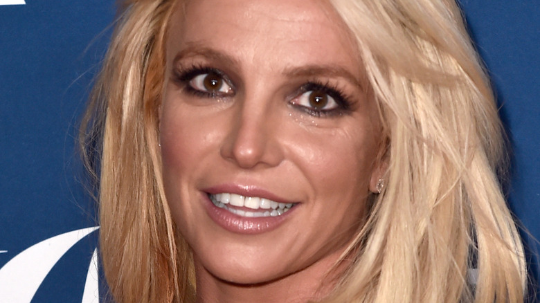 Britney Spears attending the 29th Annual GLAAD Media Awards