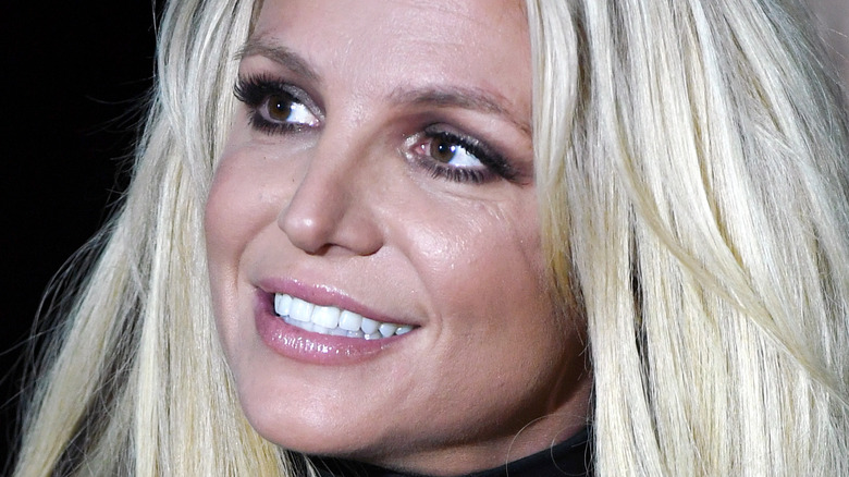 Britney Spears smiling